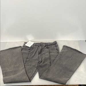 Women’s black jeans, size marked large unbranded